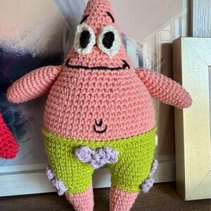 Handmade Crochet Patrick Star